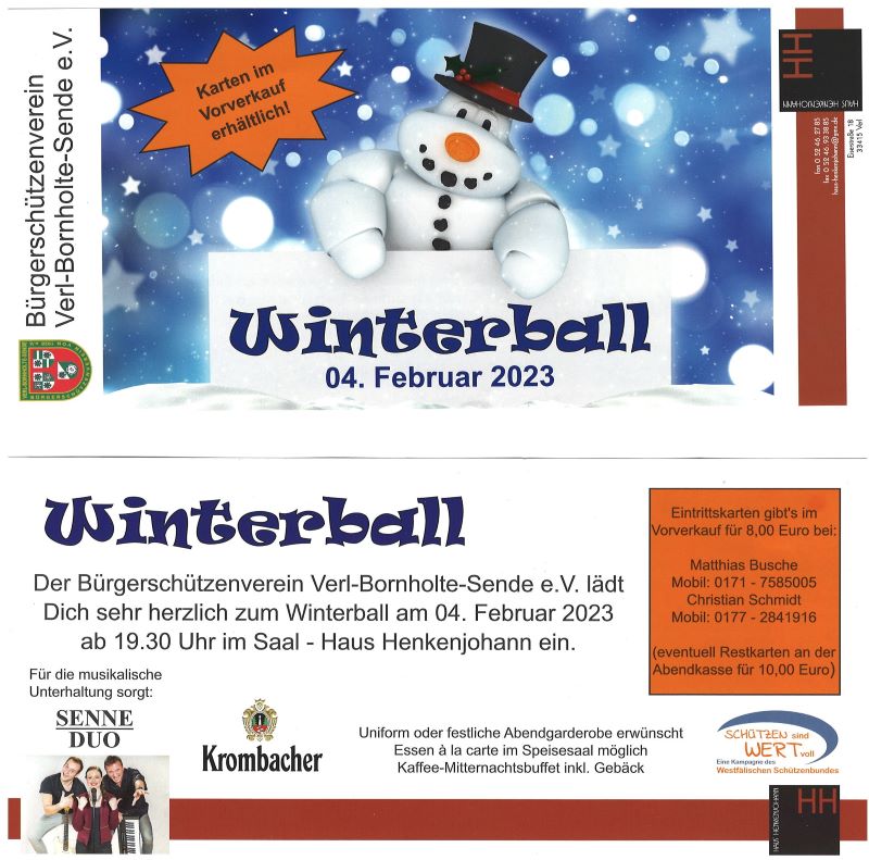 Winterball @ Haus Henkenjohann